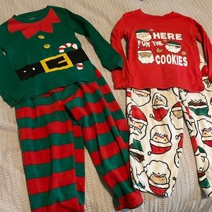 Two sets of Holiday Pajamas by Carters 3T